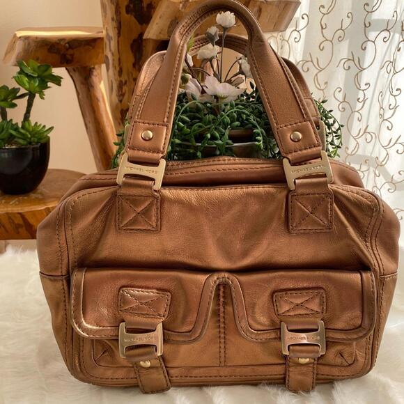 Michael Kors Brown Leather Handbag - Picture 1 of 11